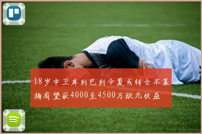 18岁中卫库利巴利今夏或转会不莱梅有望获4000至4500万欧元收益
